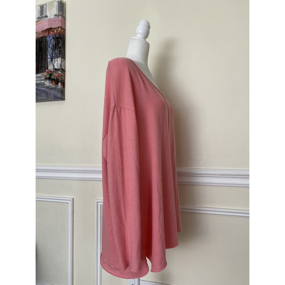 Caslon pink made in Quatemala size 1X Women Sweater A003026 - Picture 2 of 4